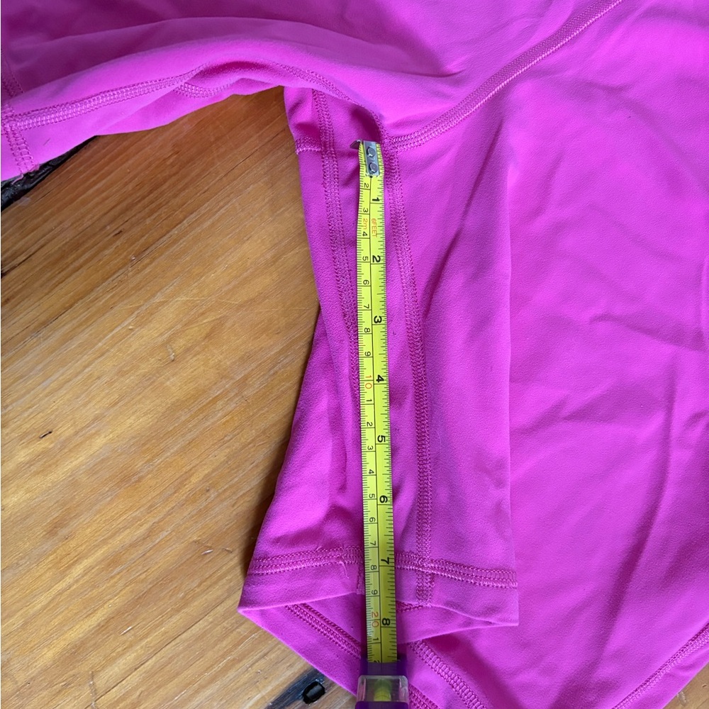 Lululemon Align High-Rise Short 8” Sonic Pink, Size 14 - Fuchsia Hot Pink Neon - Picture 9 of 12